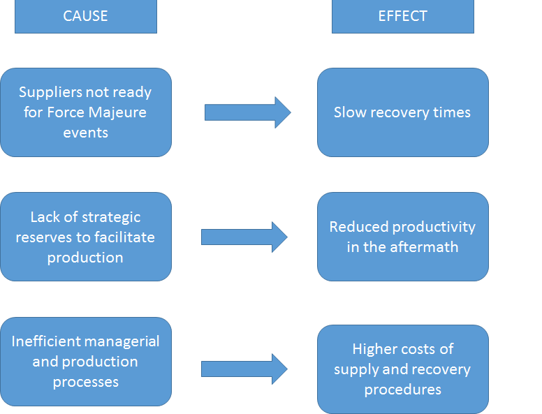 Cause and Effect Diagram.