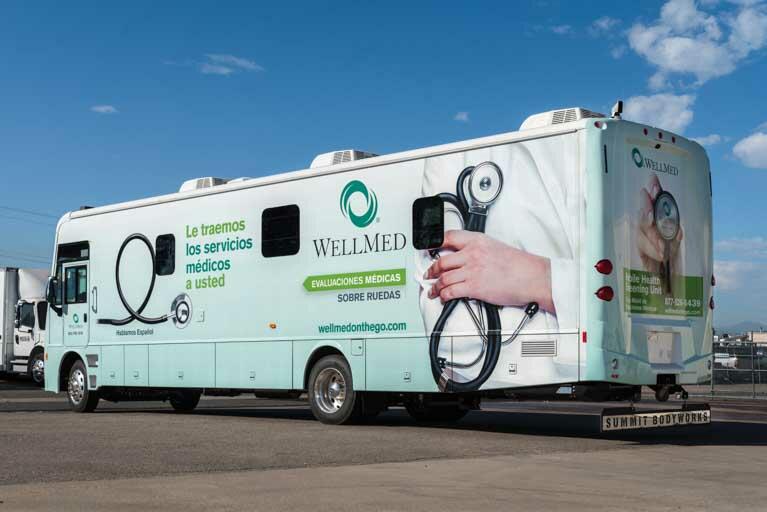 WellMed Mobile Unit: Outside View