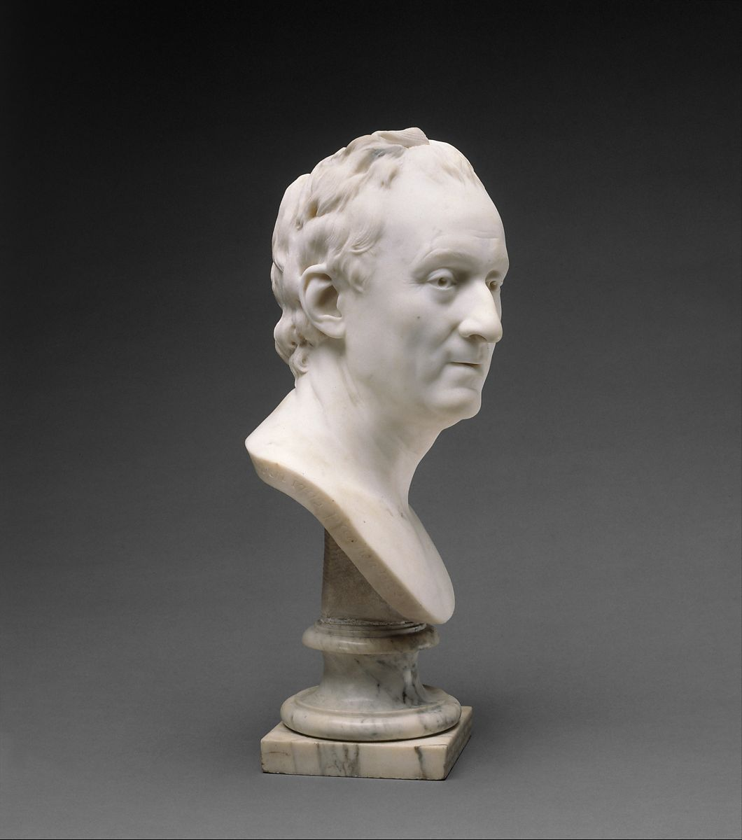 Denis Diderot by Jean Antoine Houdon.