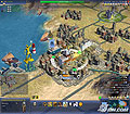 The screenshot of the civilization IV game.