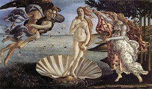 The birth of Venus (Aphrodite)