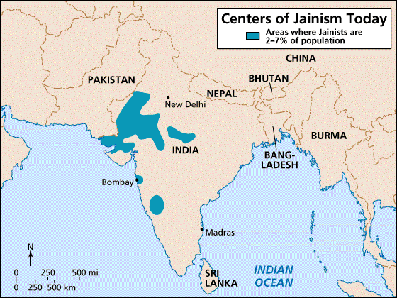 Jainism in India.
