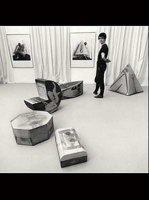 Ego Geometria Sum, 1982-84. Portrait of the artist in the background. < http://www.bbc.co.uk/collective/gallery/index.shtml?collection=chadwick>