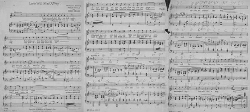 Sheet Music (Eubie Blake, 1921).