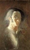 Self-portrait by teenage Dalí 