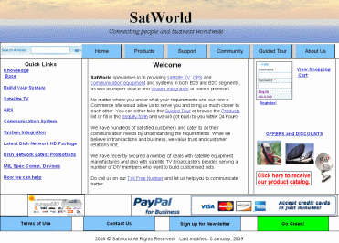  Proposed User Interface for SatWorld