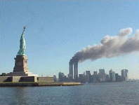 The WTC After Being Hit, Minutes Before Collapsing.