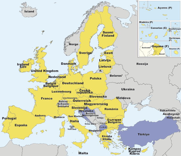  European Countries.