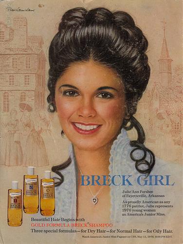 Breck Girl Shampoo advertisement