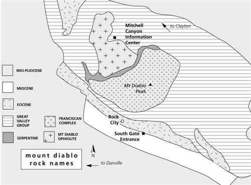 Guide to the geology of mount Diablo state part