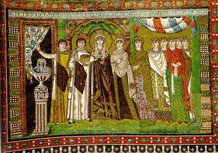 Theodora and Attendants. 