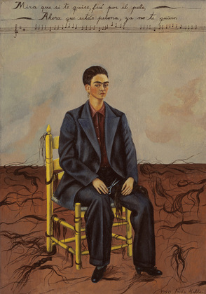 Frida Kahlo, Self-Portrait with Cropped Hair