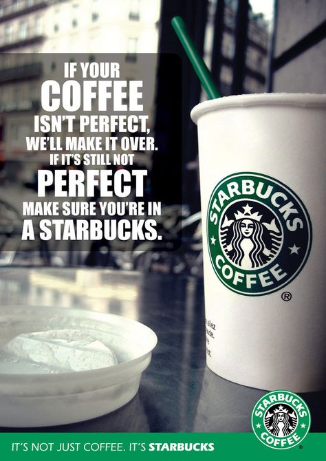 Starbucks ad (Satisfaction guarantee, 2016)