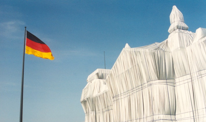 Draped Reichstag