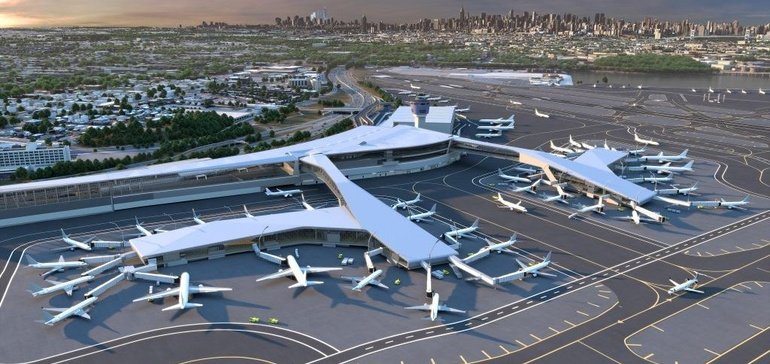 Rendering of the Newly Expanded LaGuardia Airport 