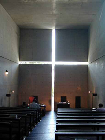 Church of Light interior