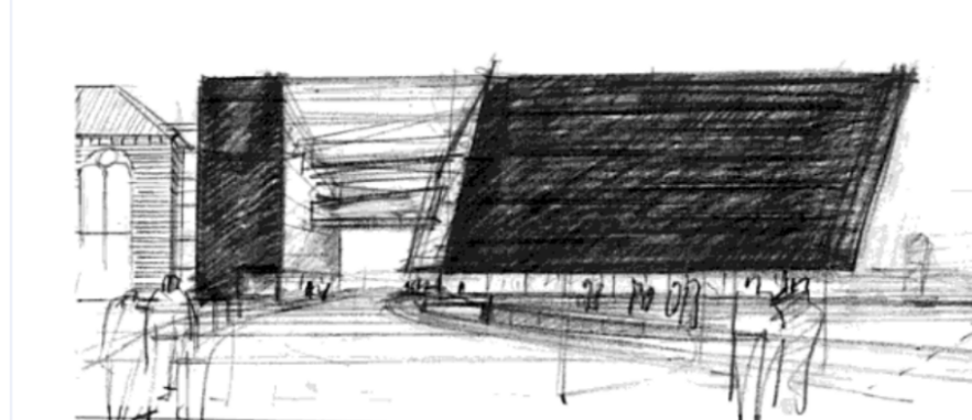 Sketch of the Project of the Royal Library in Copenhagen