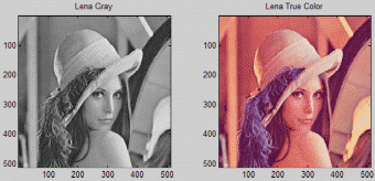 "LenaGray" and "LenaTrue" into indexed images