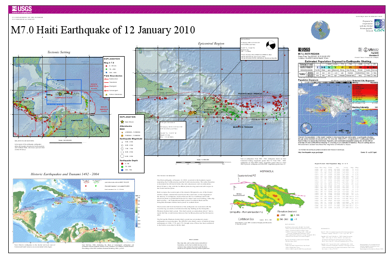 Tectonic setting of the Haitian earthquake.