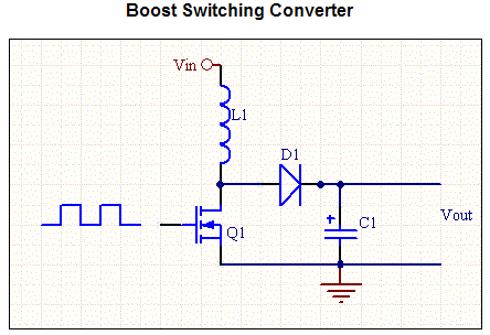 Boost switching converter