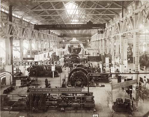 Palace of Machinery Interior. World Fair 1904. 