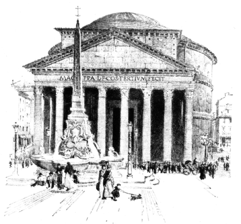 Pantheon Illustration.