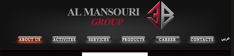 The outlook of the web page of Al Mansouri 3B Group.