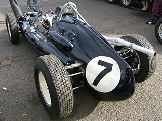 A Cooper T51 - mid-engine Formula One car.