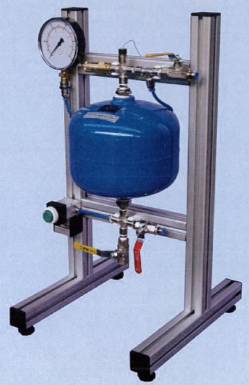 Experimental apparatus for the adiabatic expansion experiment