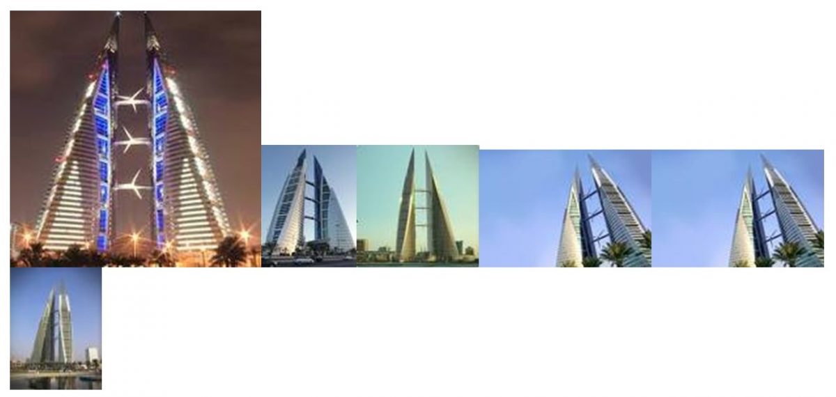 Images of the Bahrain World Trade Centre 