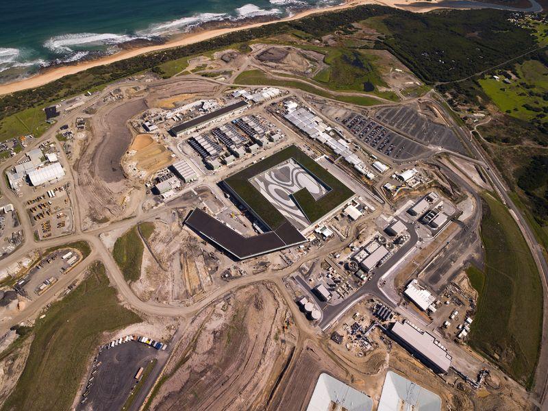 An Aerial View of the Victorian Desalination Plant.