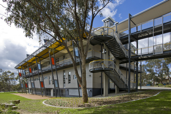 The exterior view of the training hub