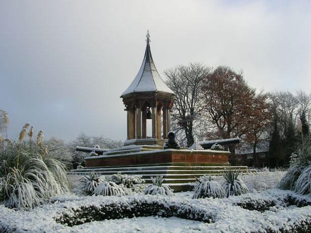 Nottingham Arboretum in winter