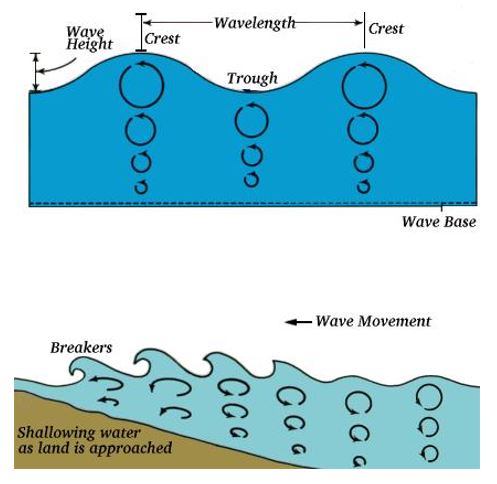 Coastal Process of formation of the Beach and Waves