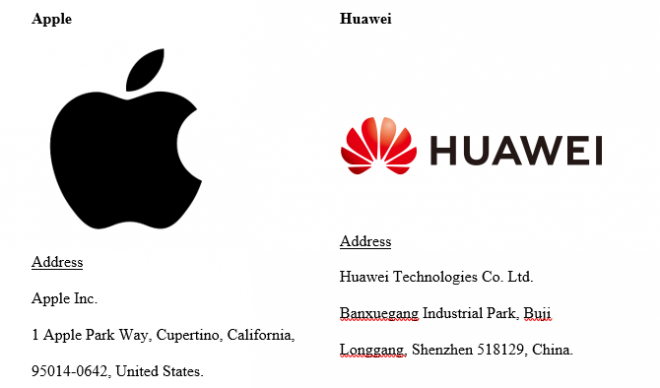 huawei and apple comparison