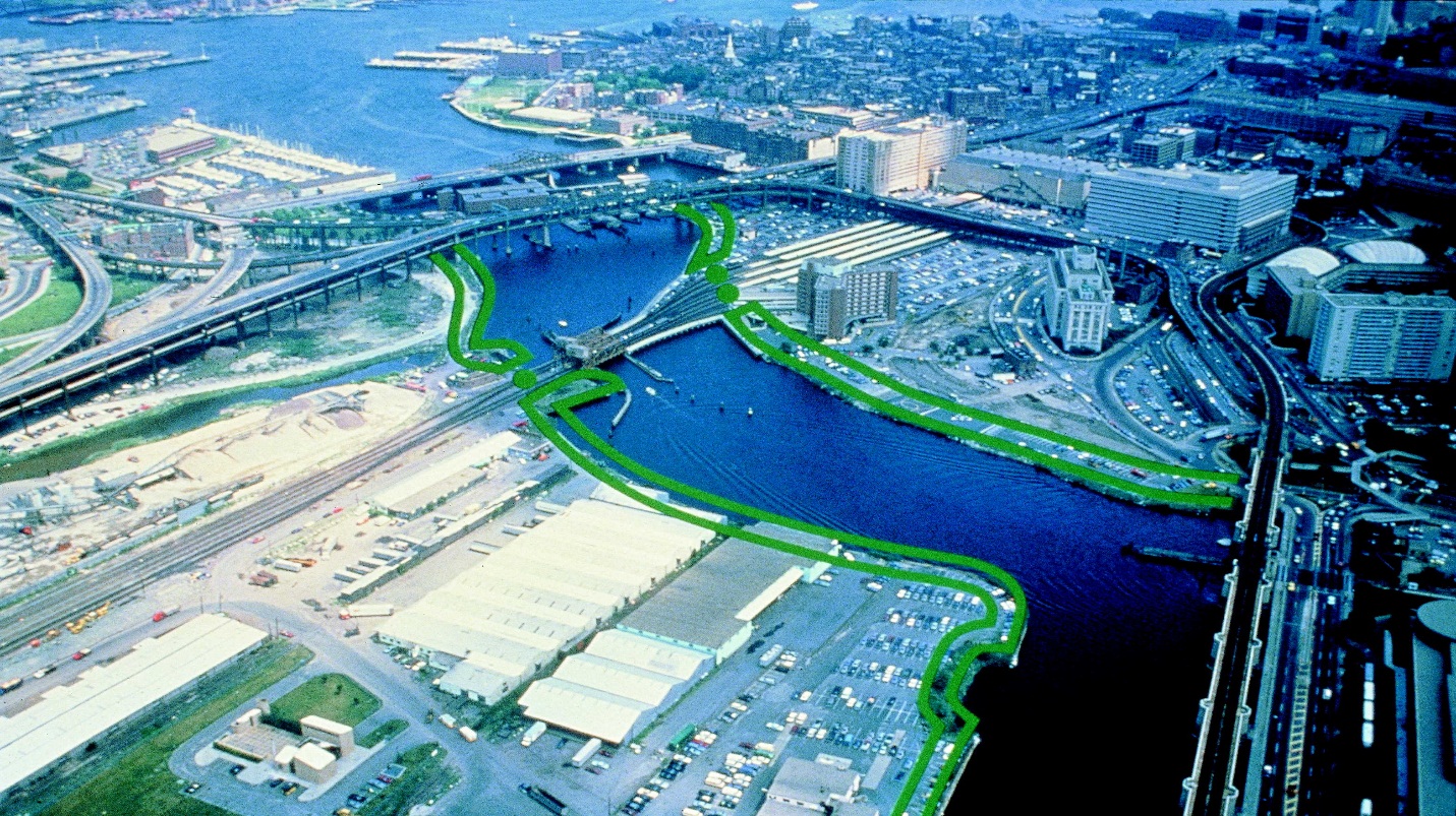Schematic plan for the New Charles River Basin