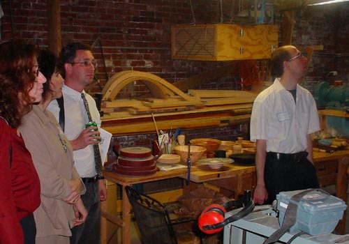 Developers viewing an artist studio space at the Bates (HOME, Inc. & SMA, n.d.).