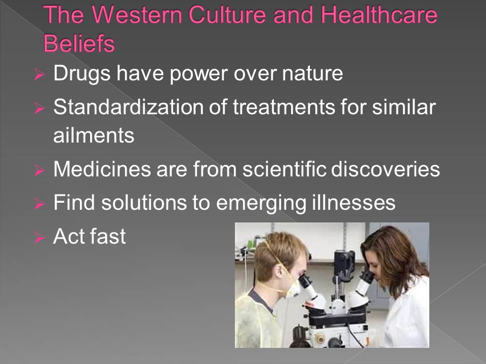 The Western Culture and Healthcare Beliefs