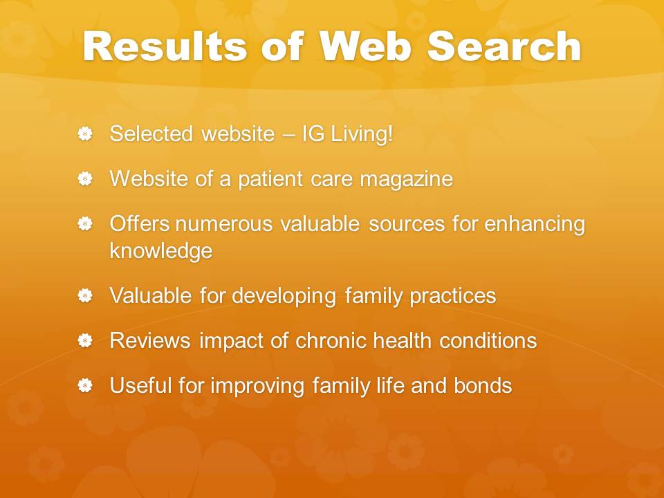 Results of Web Search