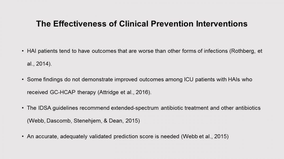 The Effectiveness of Clinical Prevention Interventions