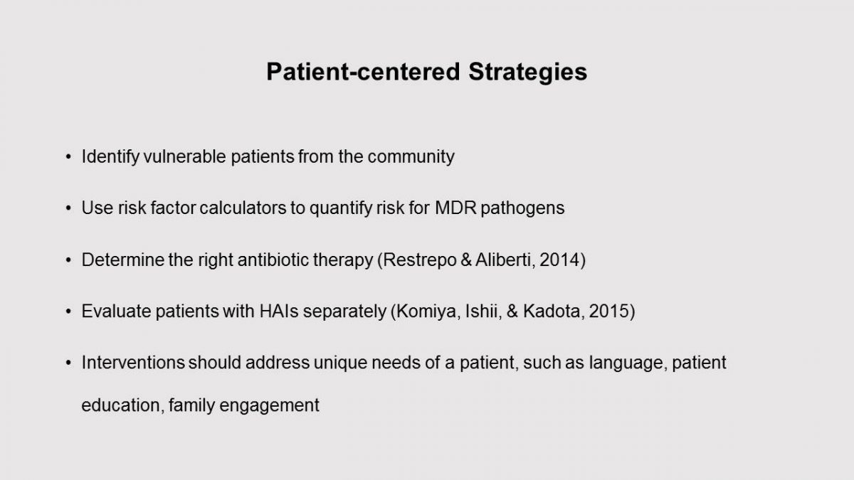 Patient-centered Strategies