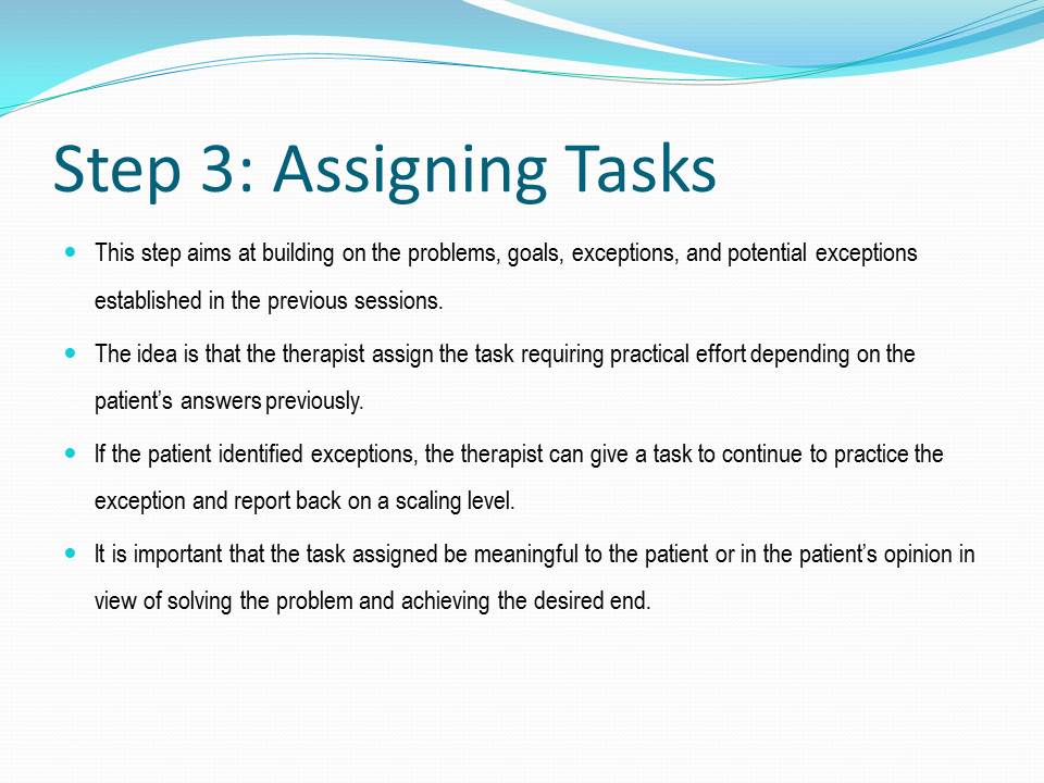 Step 3: Assigning Tasks
