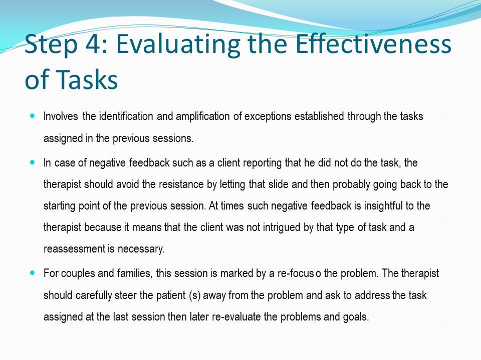 Step 4: Evaluating the Effectiveness of Tasks