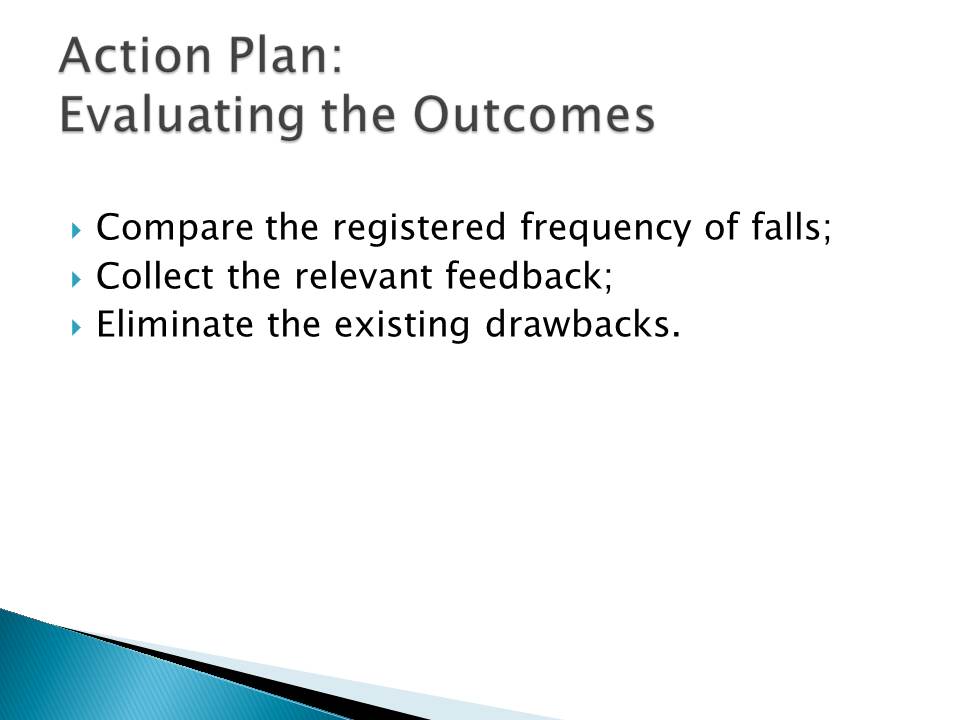 Action Plan: Evaluating the Outcomes