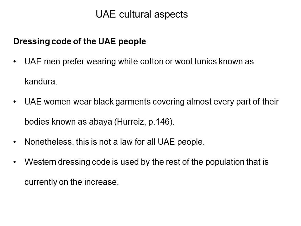 UAE cultural aspects
