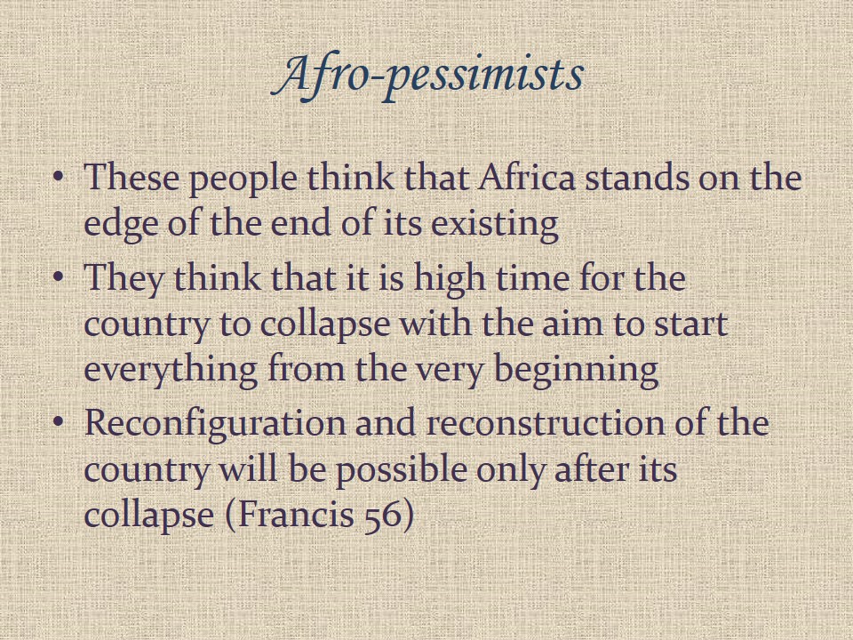 Afro-pessimists