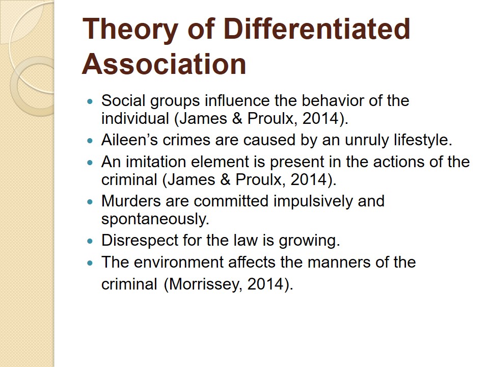 Theory of Differentiated Association