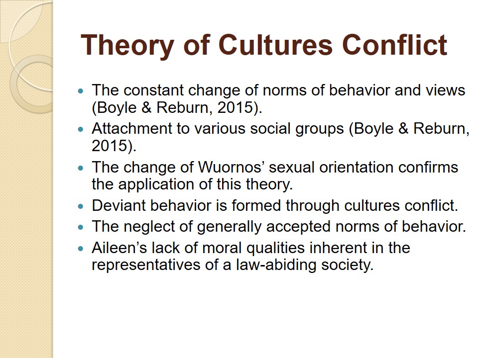 Theory of Cultures Conflict