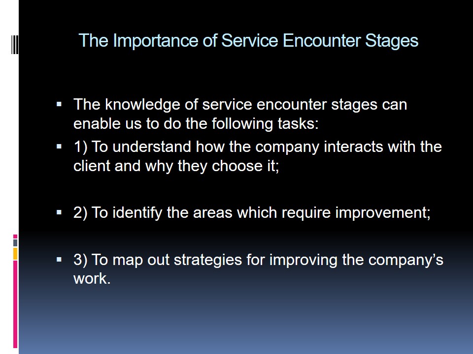 The Importance of Service Encounter Stages