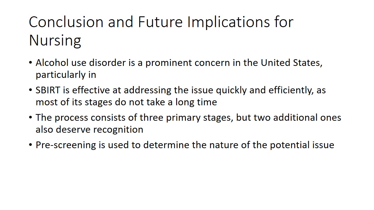 Conclusion and Future Implications for Nursing